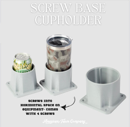 Screw Base Cupholder for Industrial Equipment