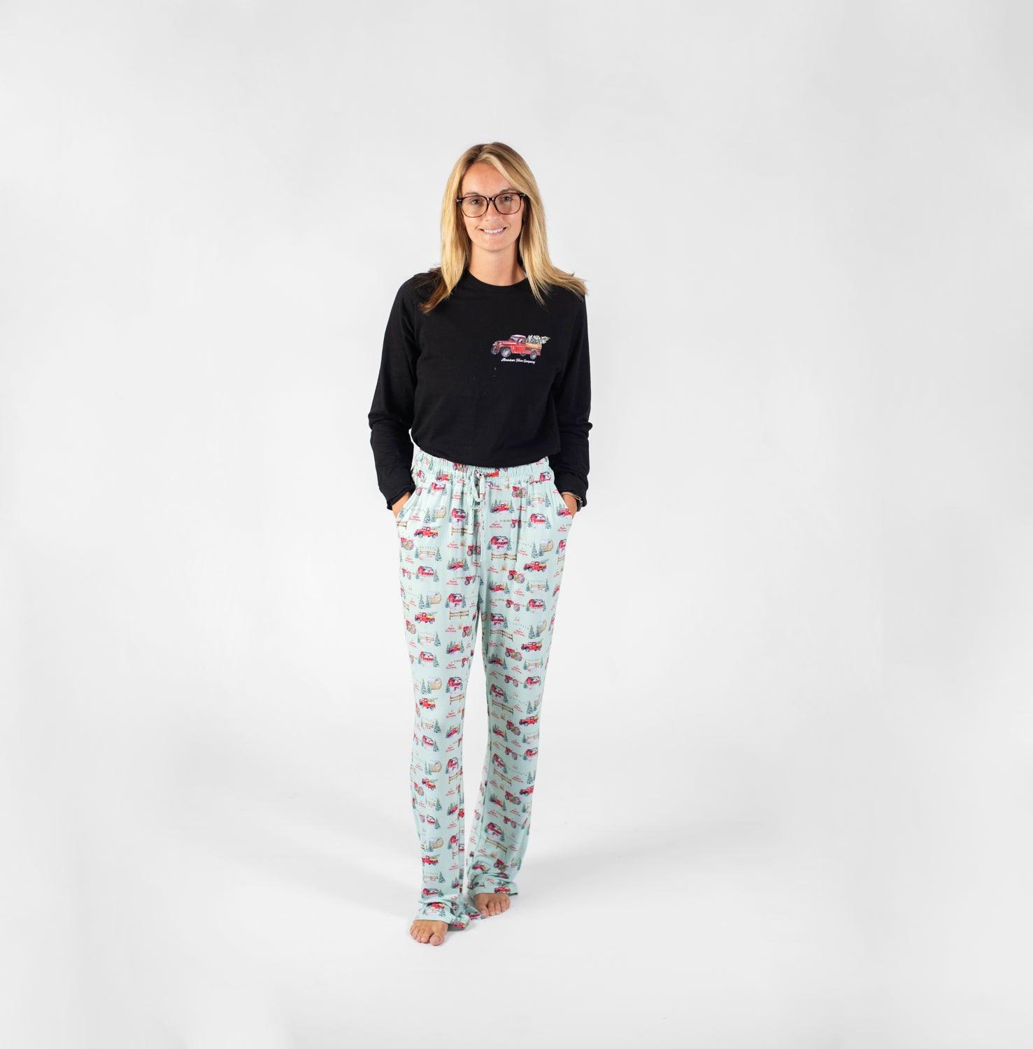 Christmas on the Farm Bamboo Pajama Pants - American Farm Company