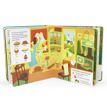 John Deere Kids Around the Farm Board Book
