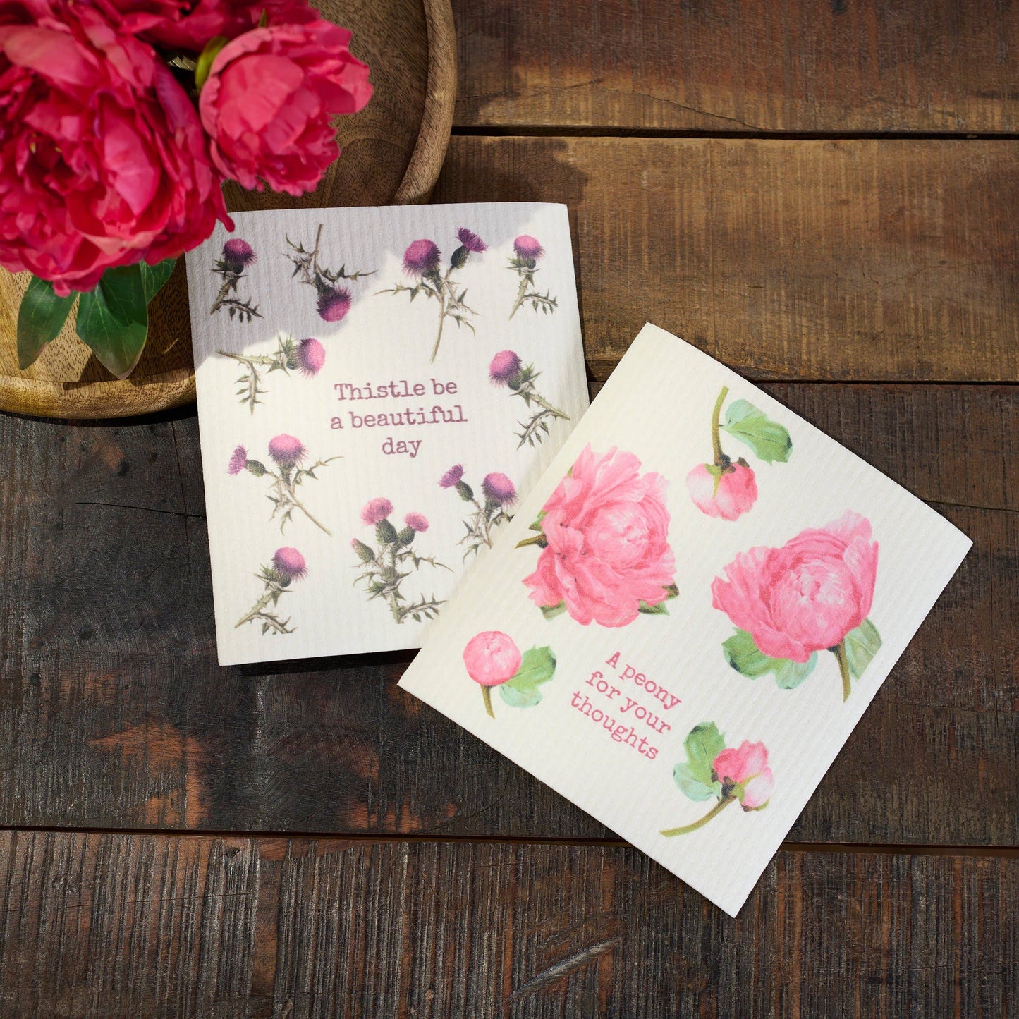 Thistle Be Beautiful' Swedish Dishcloth Set