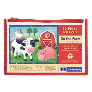 On the Farm Pouch Puzzle - 12 Piece
