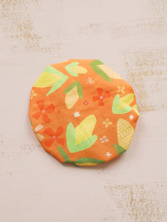 Corn & Flowers Bowl Cover