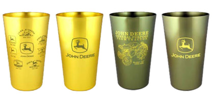 John Deere Iced Tea Tumblers - Set Of 4 Assorted