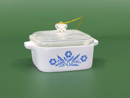 Mini Cornflower Pyrex Ornament