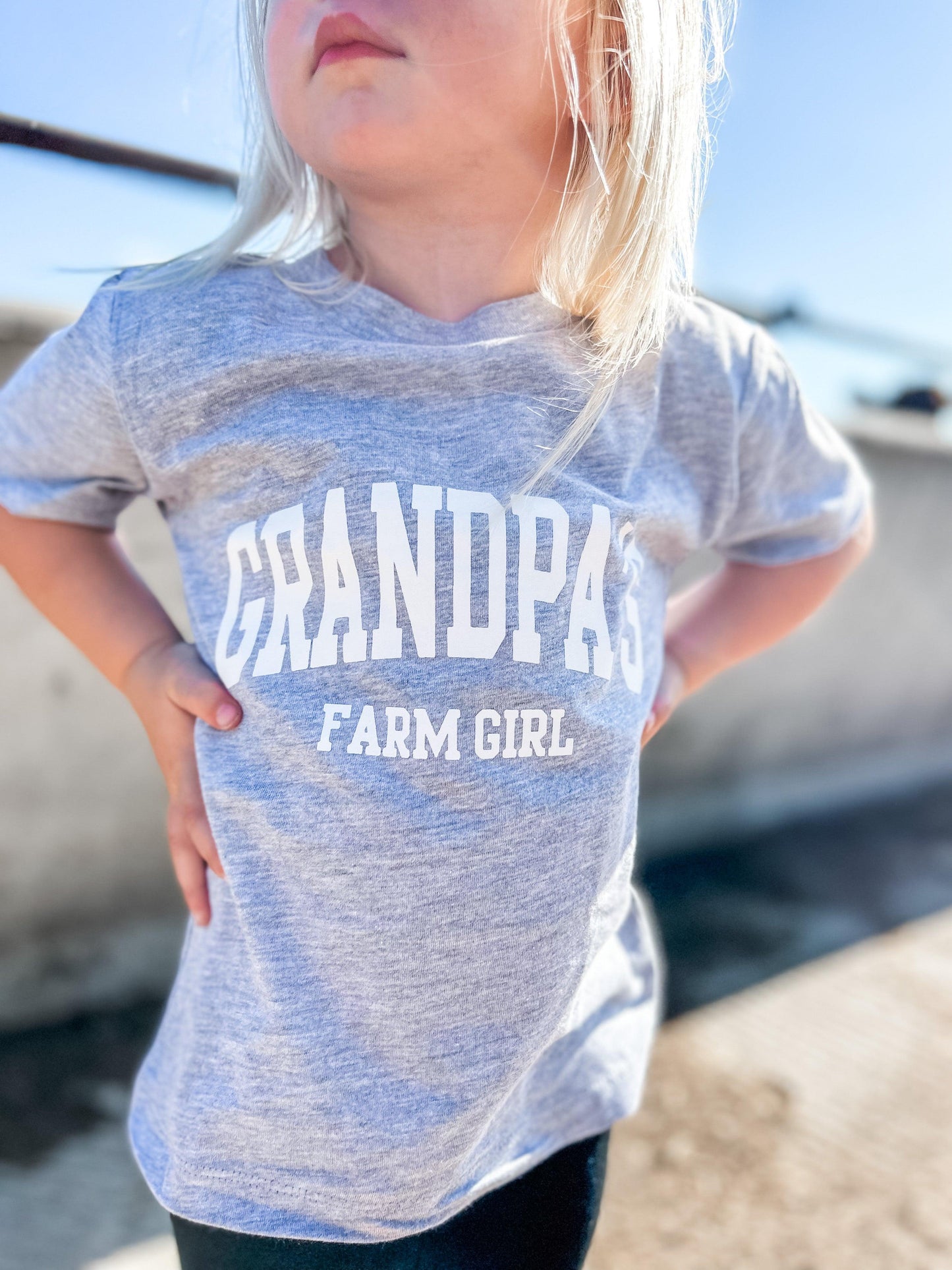 Grandpas Farm Girl Toddler/Youth Tees - American Farm Company