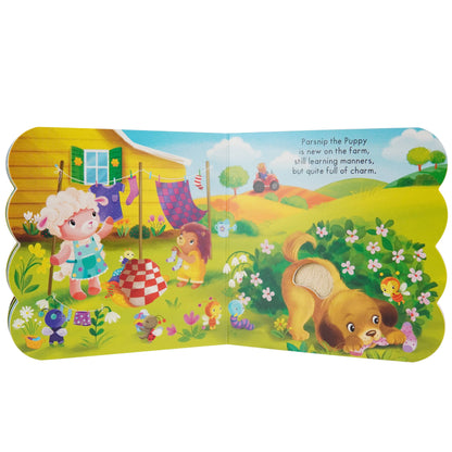 Cuddlebug Lane On the Farm Board Book