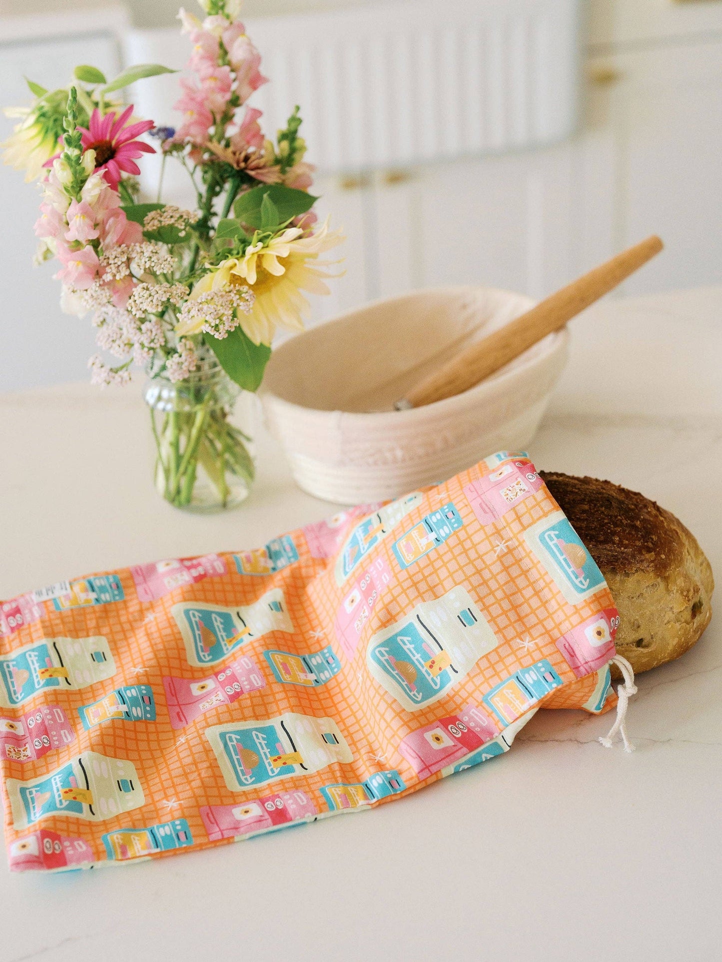 Vintage Ovens Bread Bag