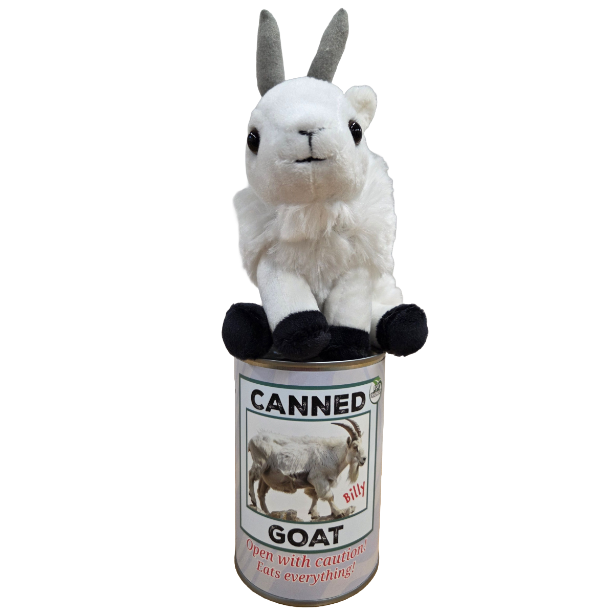 Canned Goat | Plush w/ Jokes