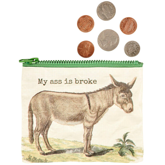 Broke Donkey Zipper Wallet - American Farm Company