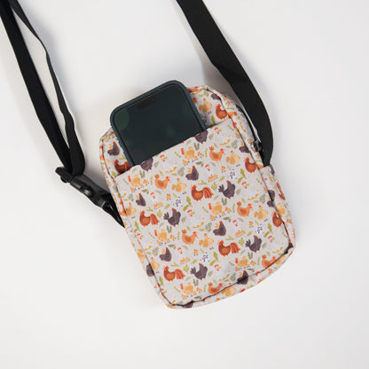 Singing Chickens Utility Crossbody Bag - American Farm Company