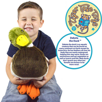 'Dakota The Duck' Stuffed Animal Plush - 13"