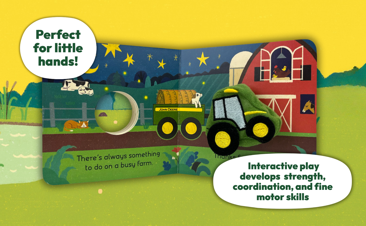 John Deere Kids I Am A Tractor Board Book
