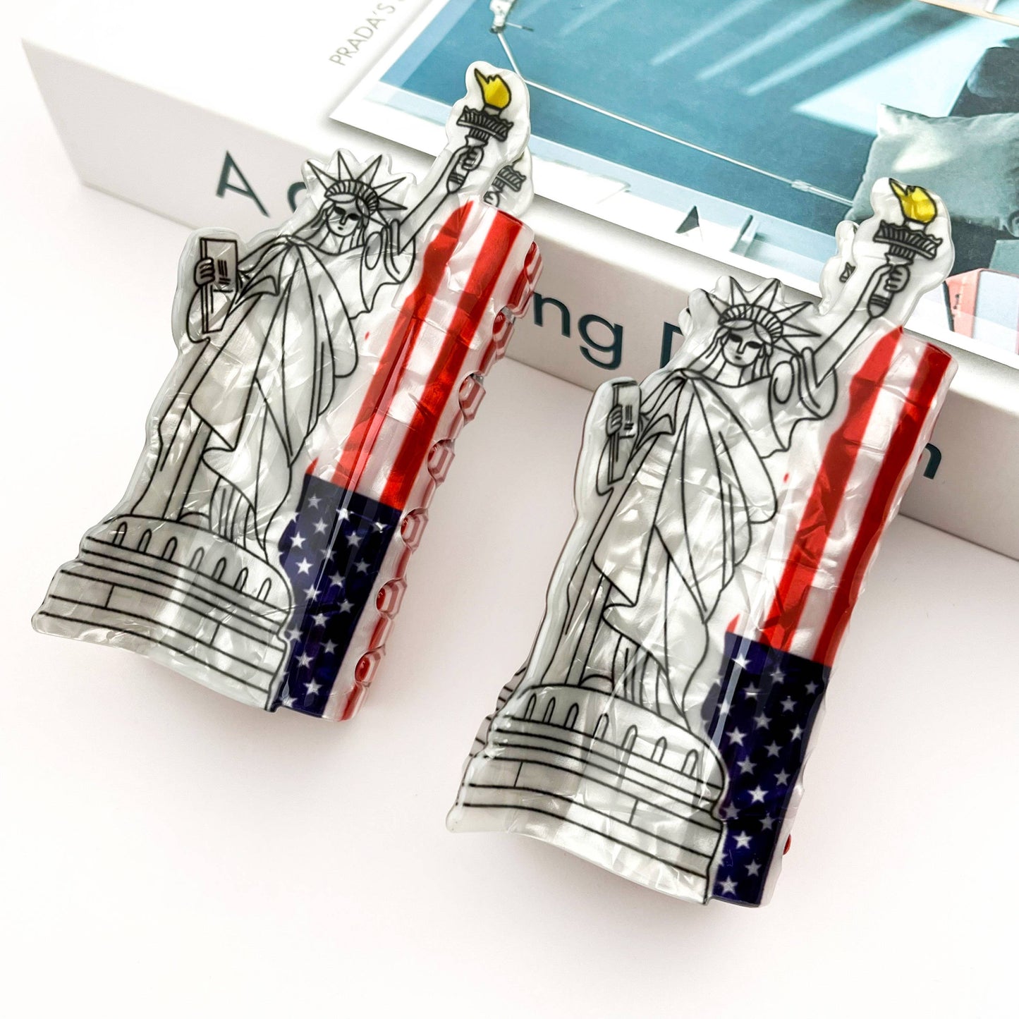 Statue of Liberty Large Hair Claw Clip