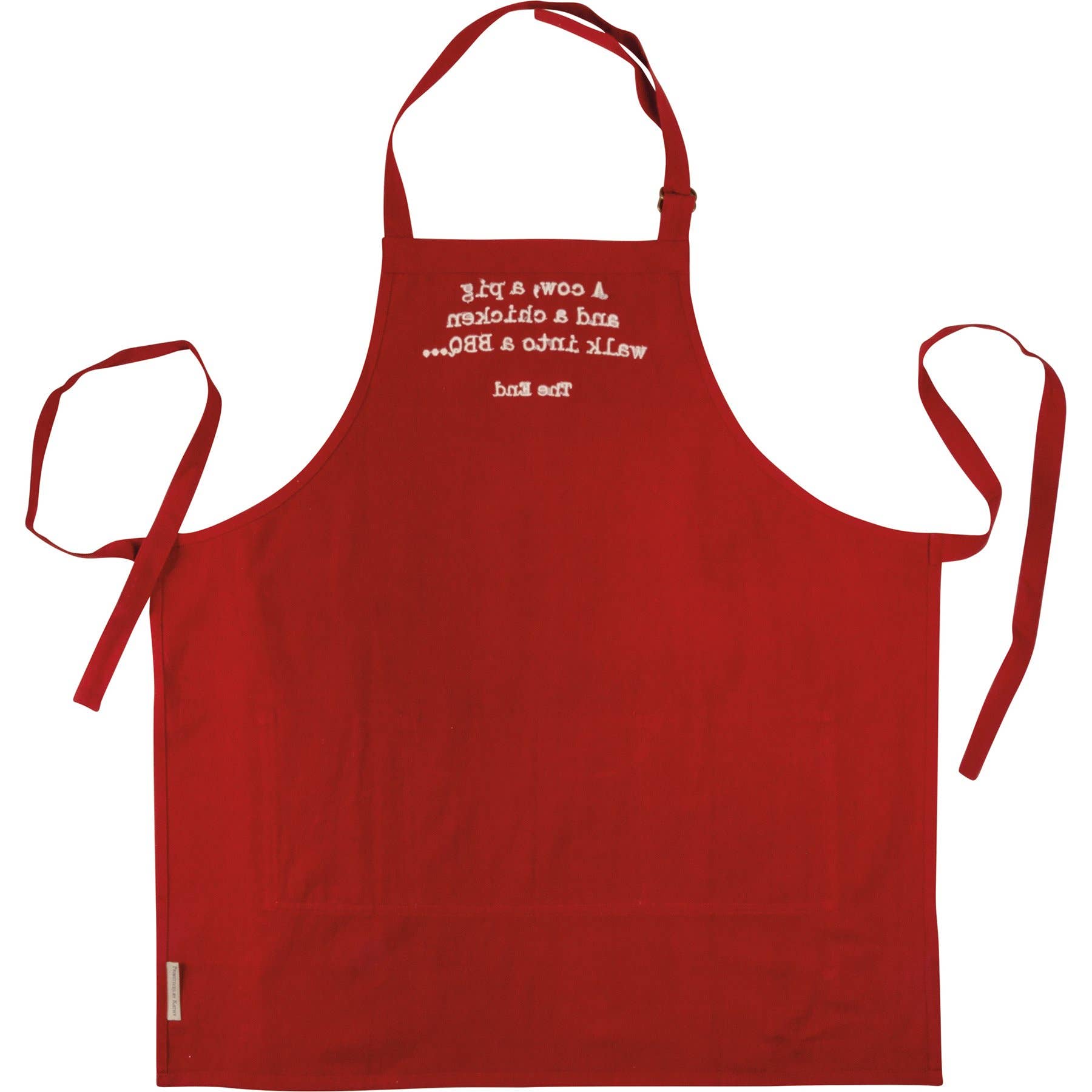 Cow Pig & Chicken Walk Into A BBQ…The End Apron - American Farm Company