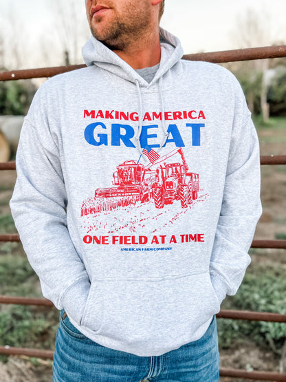 ‘Making America Great, One Field at a Time’ Hoodie