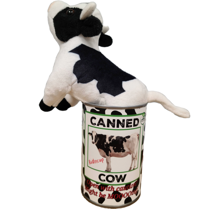 Canned Cow | Plush w/ Jokes
