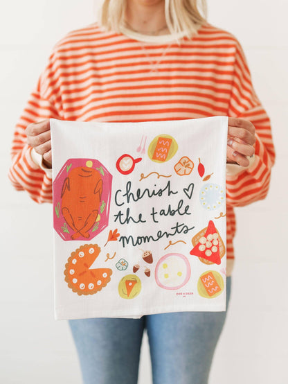 'Cherish The Table Moments' Flour Sack Towel