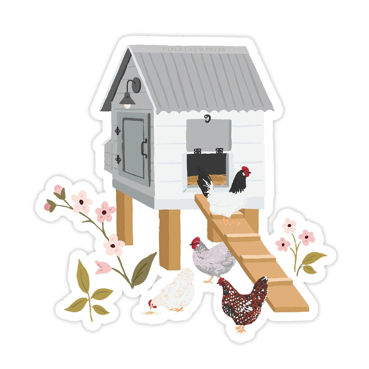 Chicken Farm Sticker Chicken Coop Decal Sticker – American Farm Company