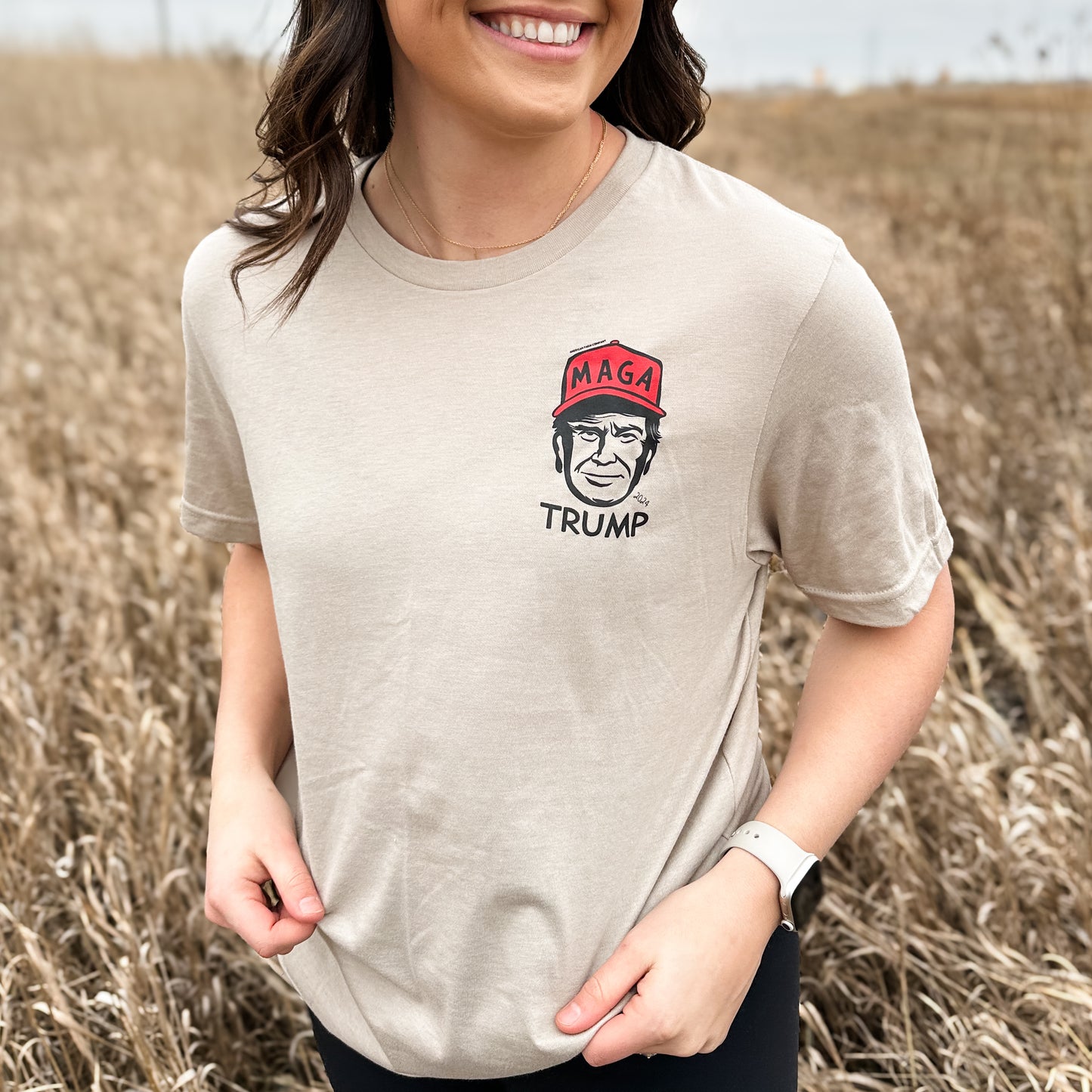 MAGA Trump Tan Tee