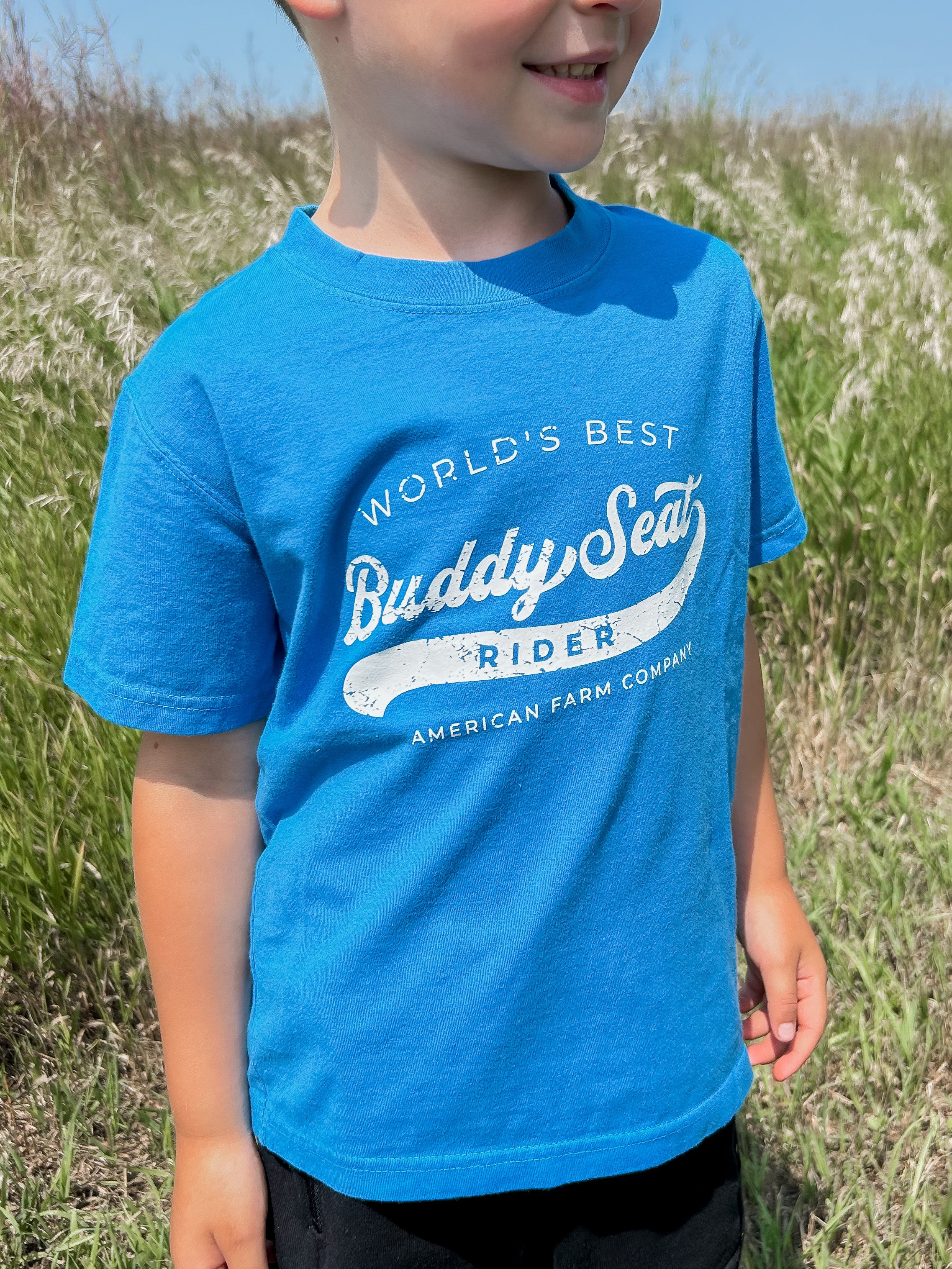 Buddy Seat Rider Blue Toddler/Youth Tee