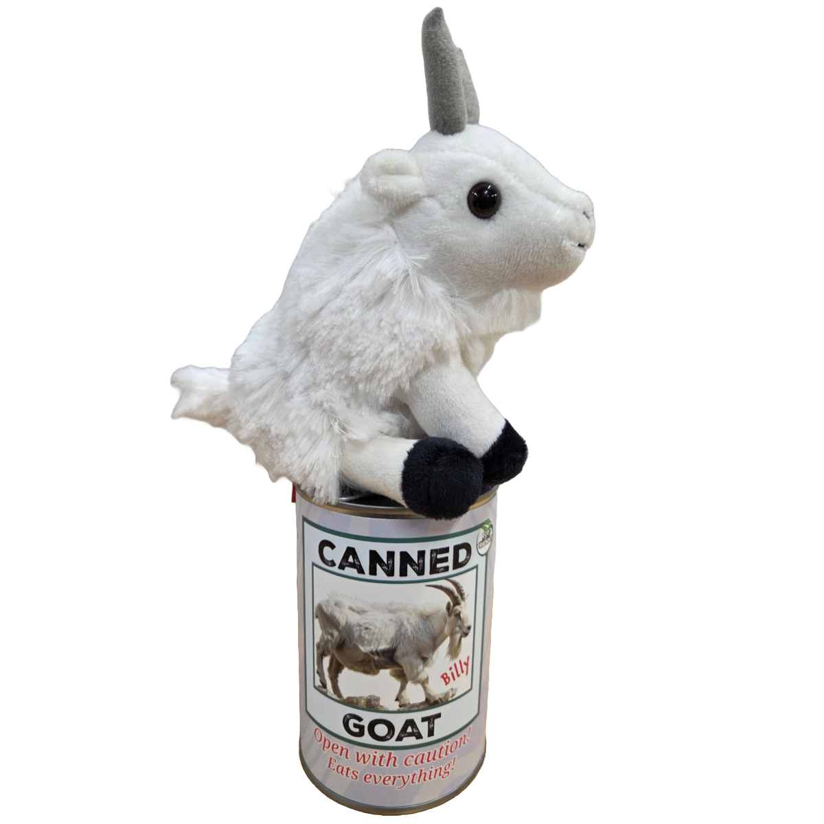Canned Goat | Plush w/ Jokes