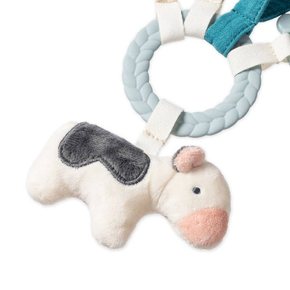 Bitzy Busy Ring™ Teething Farm Toy