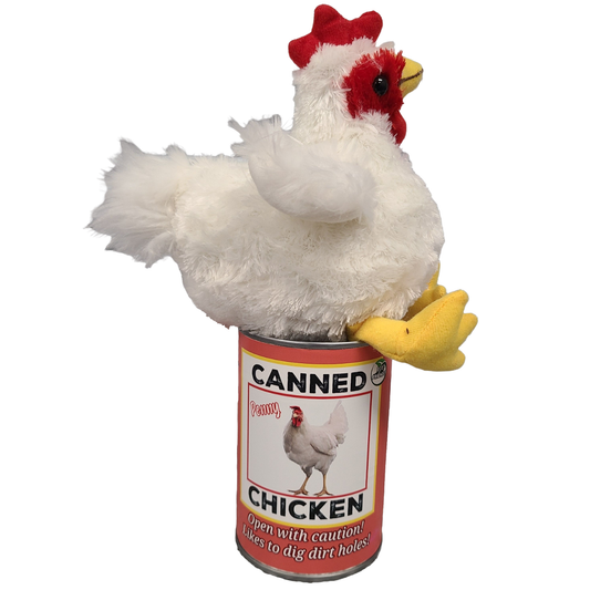 Canned Chicken | Plush w/ Jokes