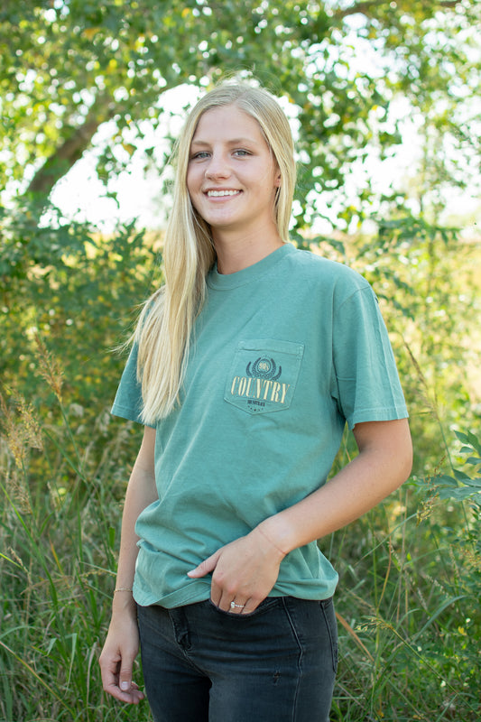 90's Country Soundtrack Pocket Tee