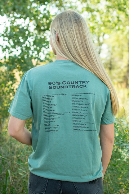 90's Country Soundtrack Pocket Tee