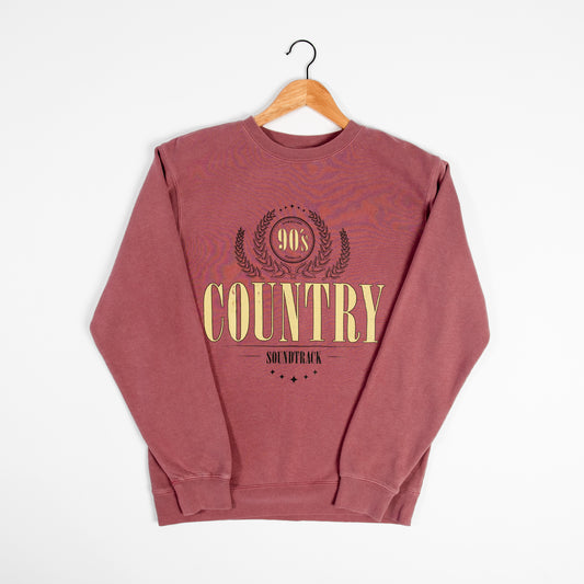 90s Country Soundtrack Crewneck