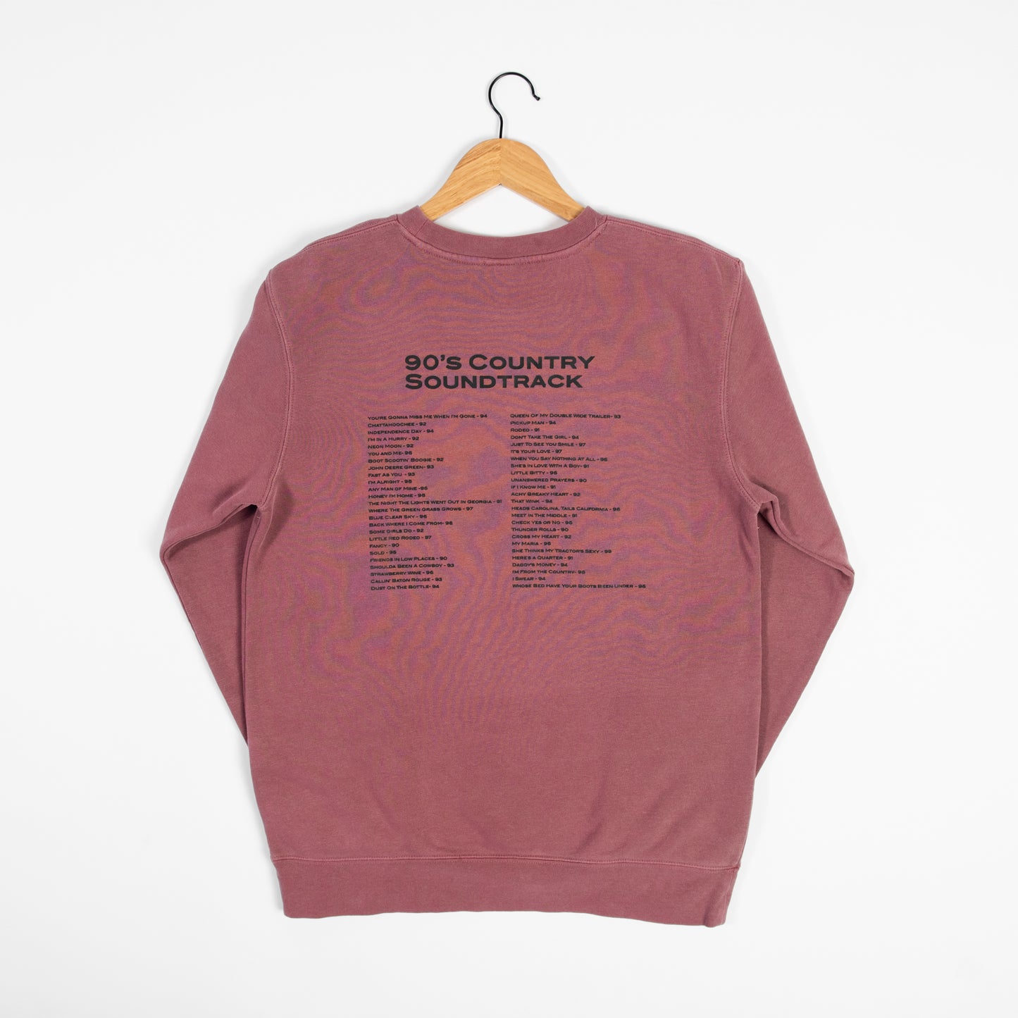 90s Country Soundtrack Crewneck