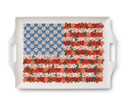 Americana Serving Platter with Handles