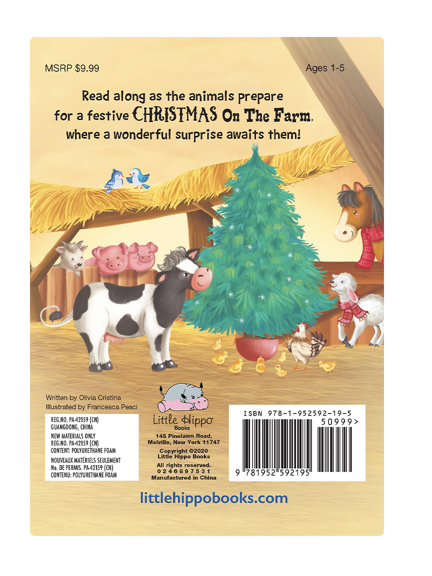 'Christmas On The Farm' Padded Board Book