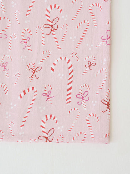 Candy Cane Holiday Flour Sack Towel