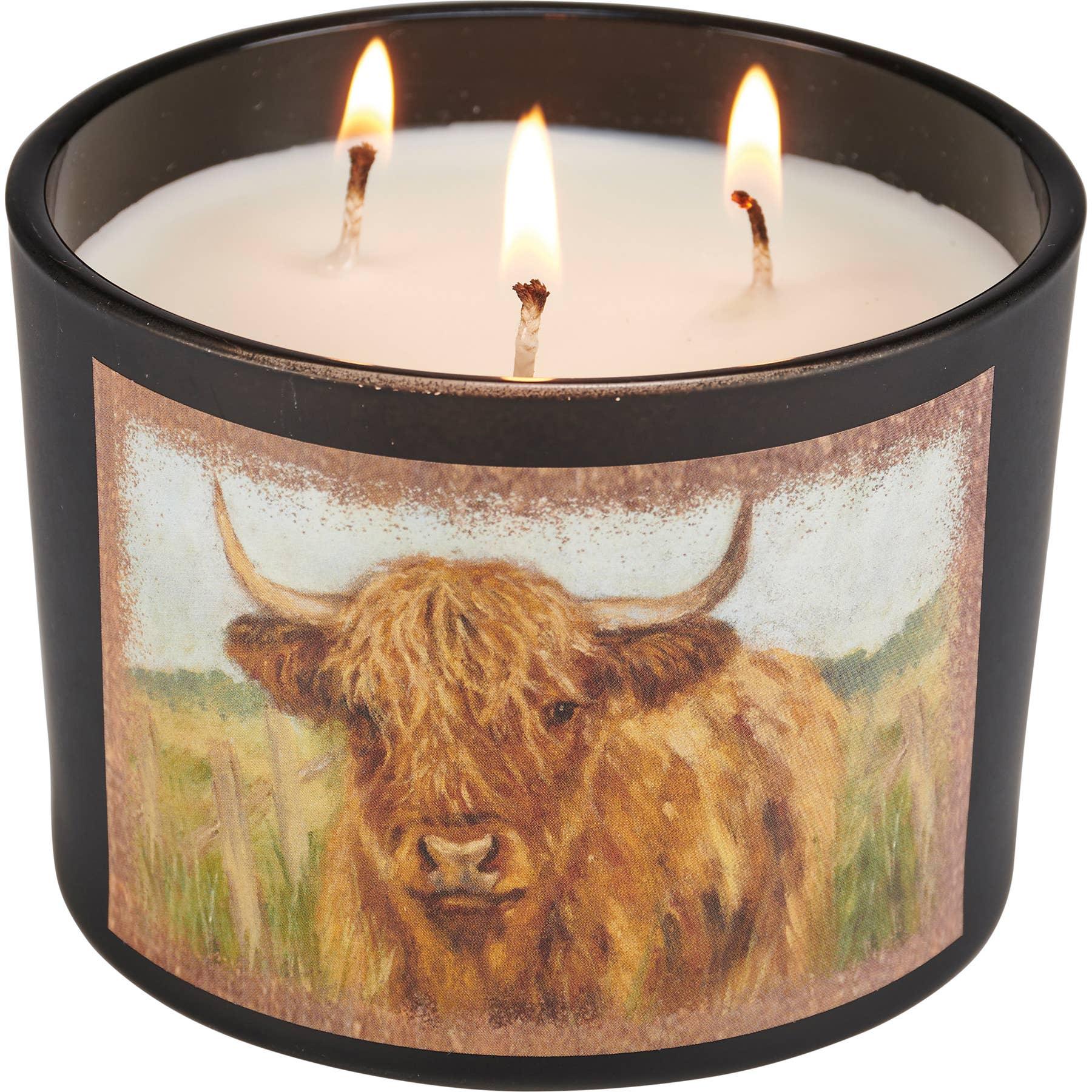 Highland Cow Candle - American Farm Company