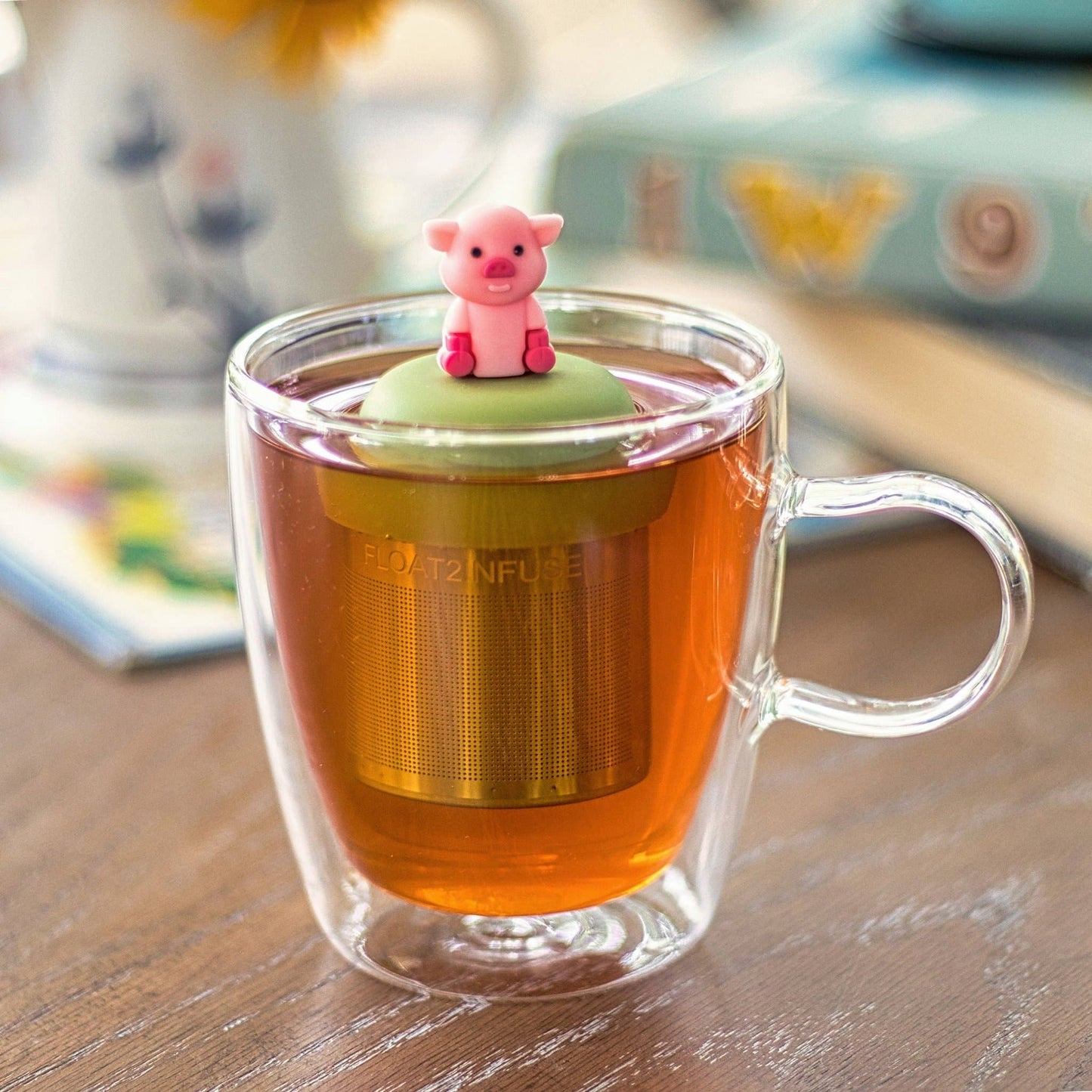 Pig Floating Tea Steeper