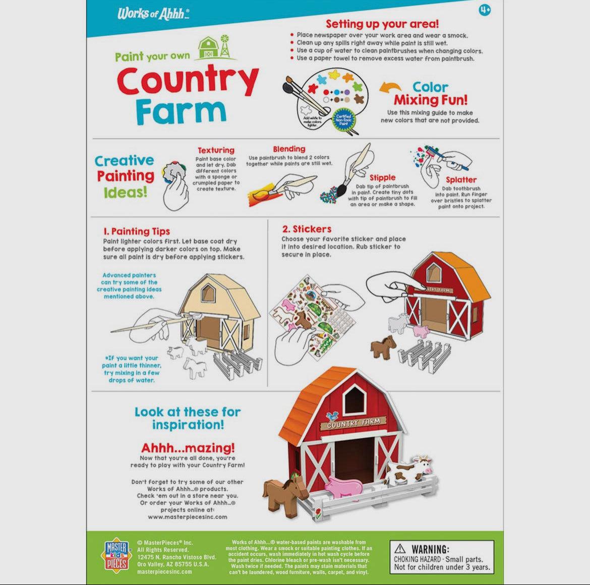 Wooden Barn Paint Kit - American Farm Company