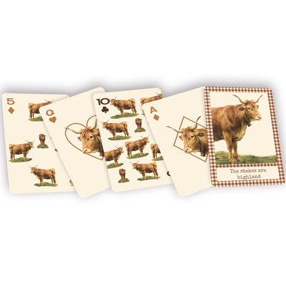 'The Stakes Are Highland' Playing Cards