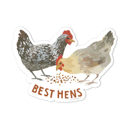 Best Hens Chickens Decal Sticker