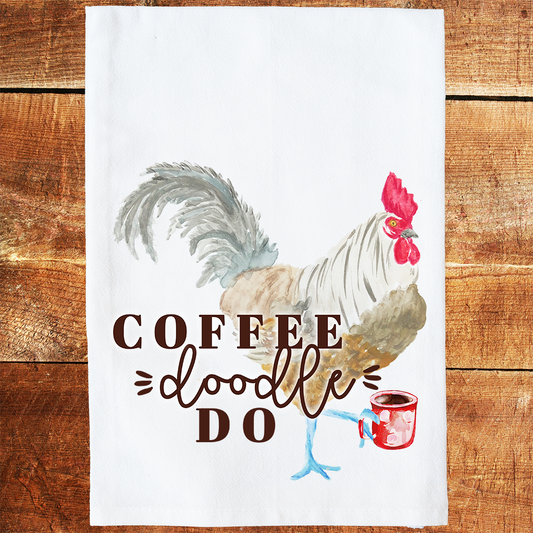 Coffee Doodle Do Kitchen Towel