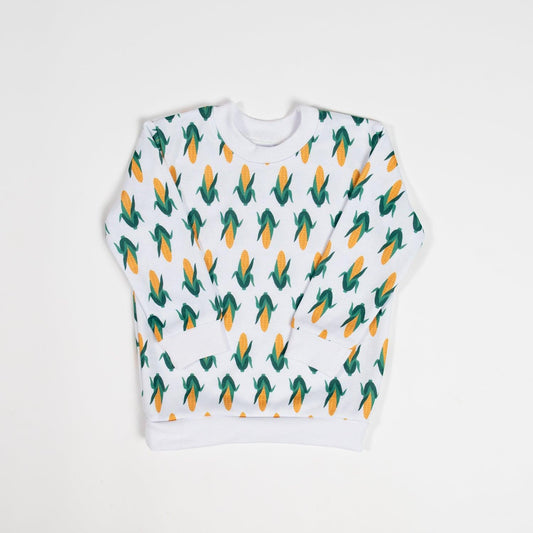 Mom & Me White Corn Crewneck - Kids - American Farm Company