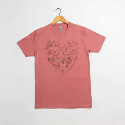 AFC Farm Heart Essentials Tee