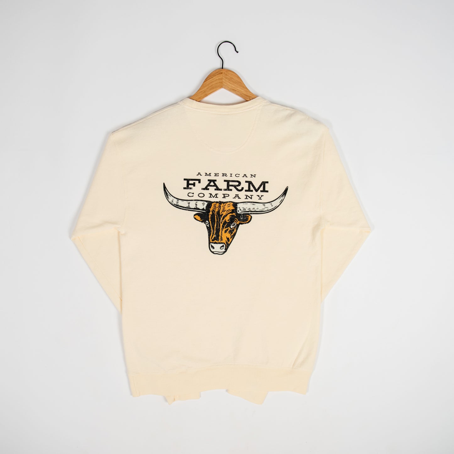 AFC Longhorn Ivory Crewneck