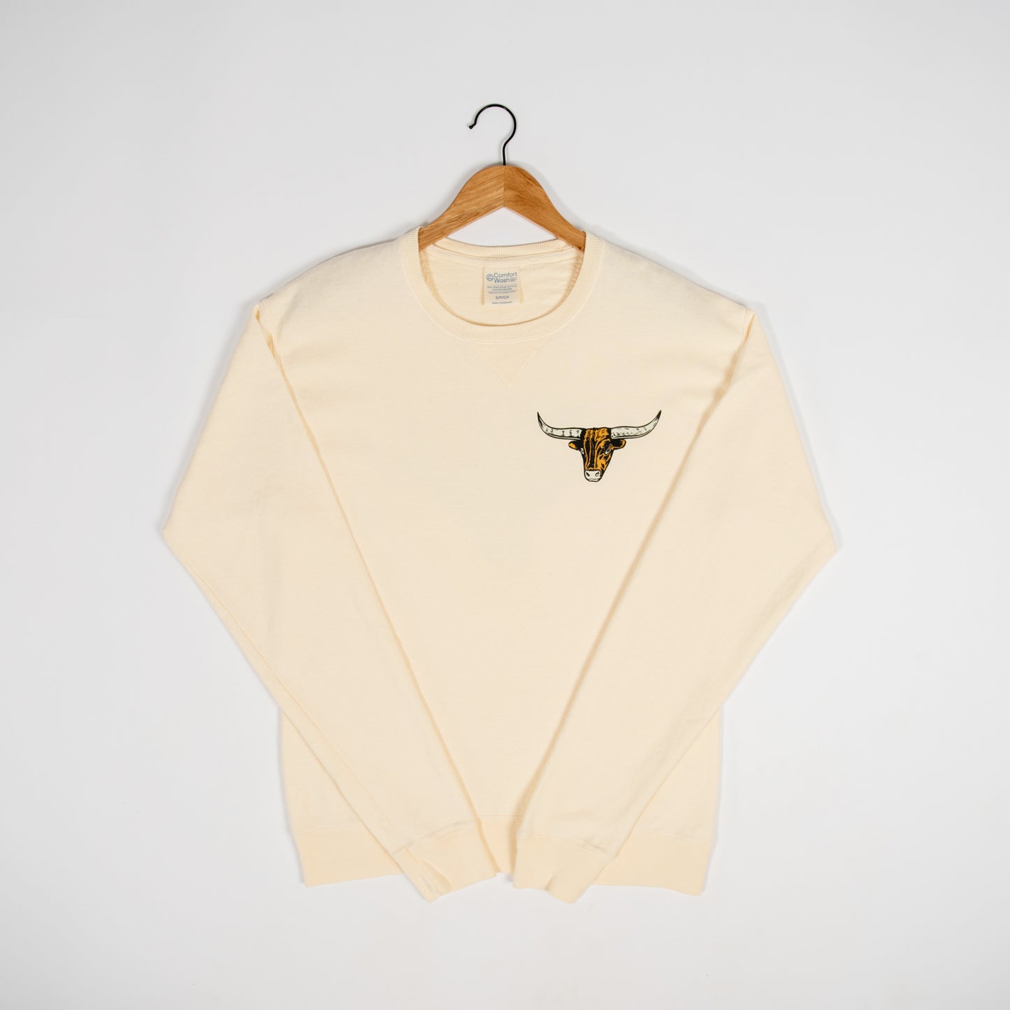 AFC Longhorn Ivory Crewneck