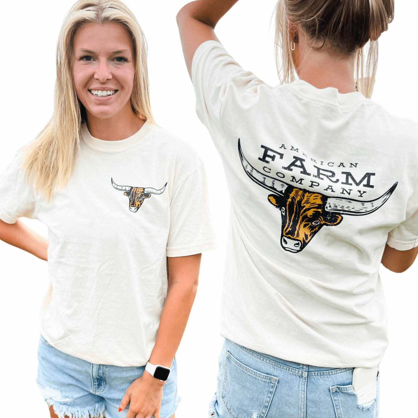 AFC Longhorn Ivory Tee