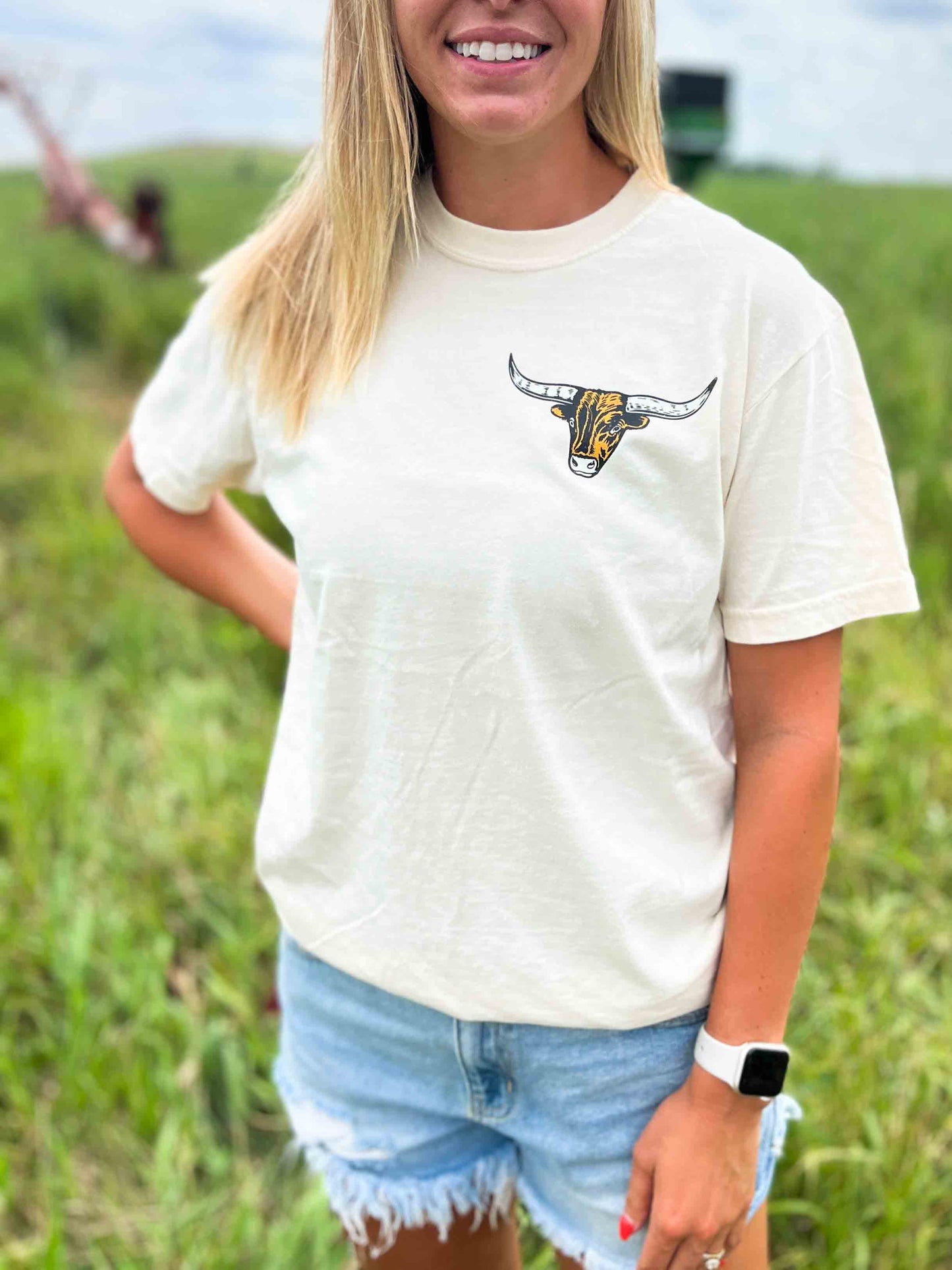 AFC Longhorn Ivory Tee