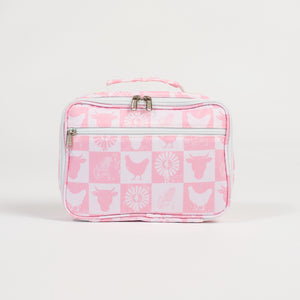 AFC Pink Farm Checkers Lunch Bag - American Farm Company