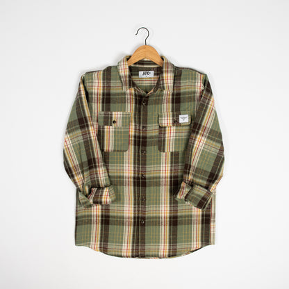 AFC Sage Plaid Women’s Flannel Shirt