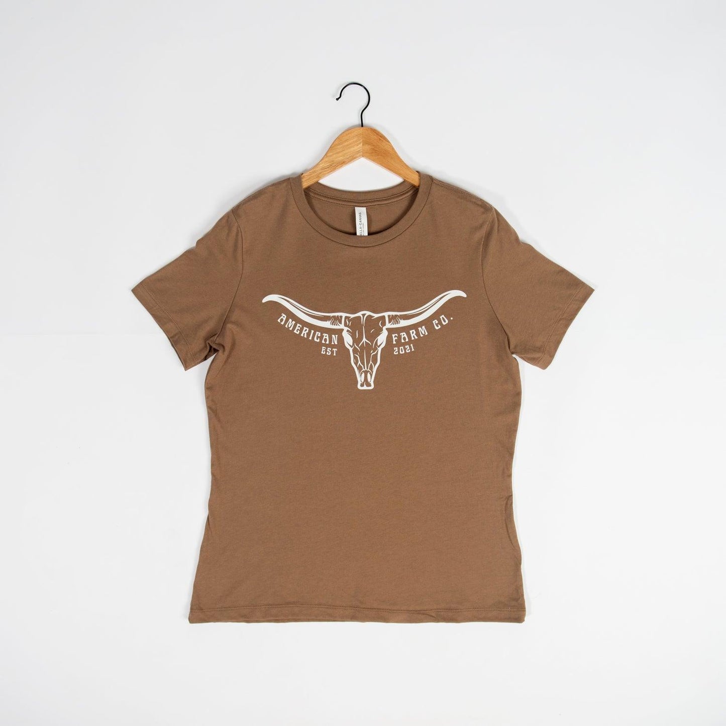 AFC Skull Brown Tee - American Farm Company