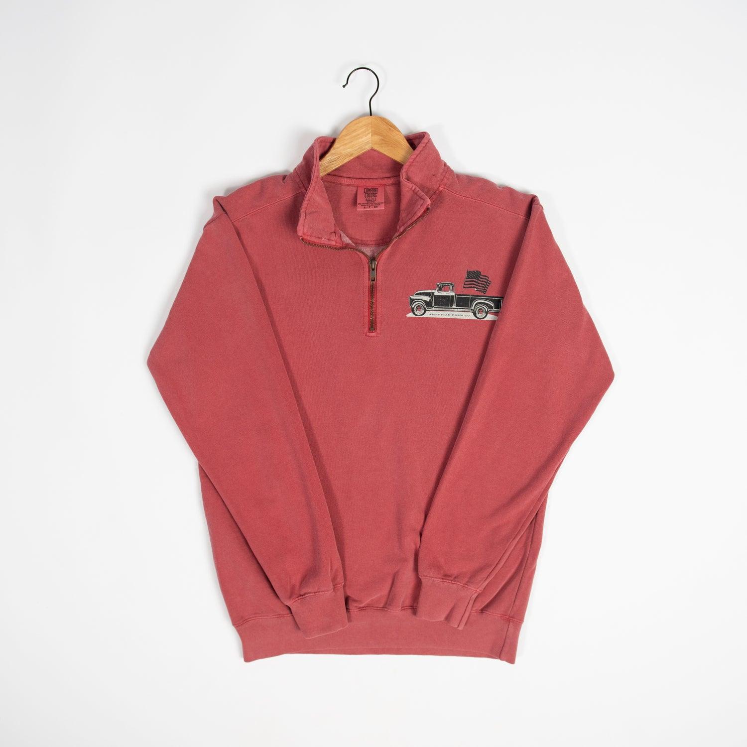 AFC Truck Crimson 1/4 Zip - American Farm Company